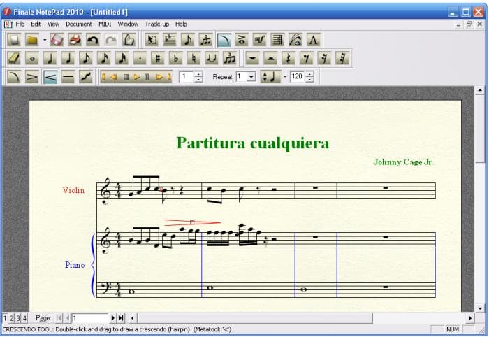 Finale music software free trial